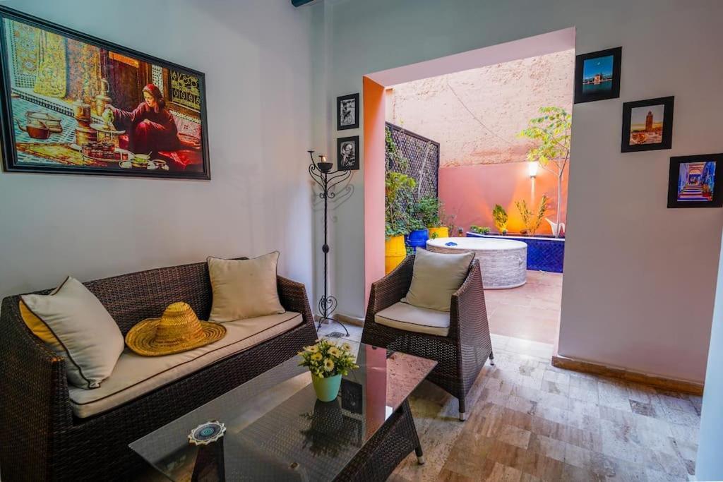 Darsublime Au Coeur De Marrakech Jacuzzi Prive Apartment Marrakesh Bagian luar foto